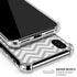 Chevron Heart iPhone XS Max Clear Case